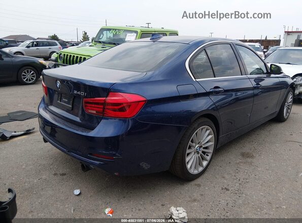 WBA8B3G54GNT62522 2016 BMW 3 SERIES Blue Rear right