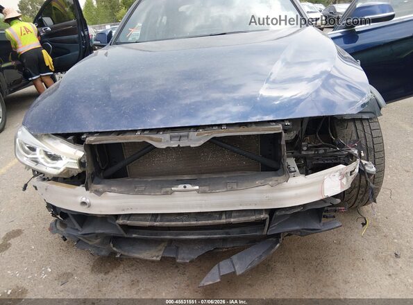 WBA8B3G54GNT62522 2016 BMW 3 SERIES Blue Front view