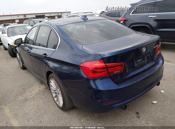WBA8B3G54GNT62522 2016 BMW 3 SERIES Blue Rear left