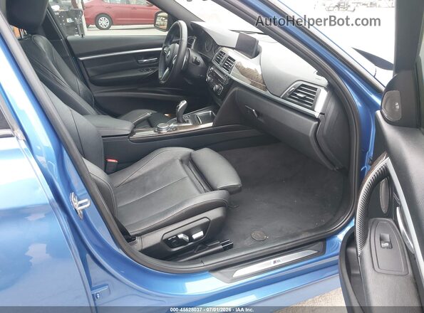 WBA8B3G59GNT92809 2016 BMW 3 SERIES Blue Widok wnętrza z przodu