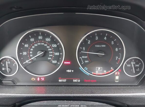 WBA8B3G59GNT92809 2016 BMW 3 SERIES Blue Widok tylnych siedzeń