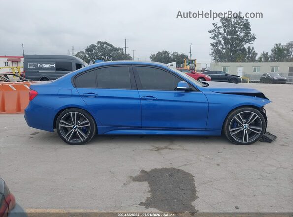 WBA8B3G59GNT92809 2016 BMW 3 SERIES Blue Widok wnętrza 360 stopni