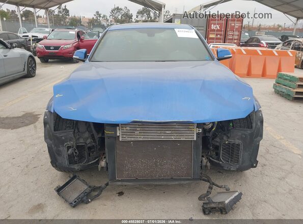 WBA8B3G59GNT92809 2016 BMW 3 SERIES Blue Widok wnętrza z tyłu