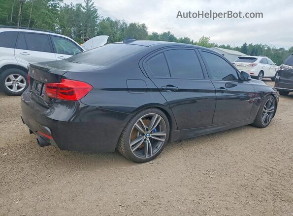 WBA8B7C33HK858507 2017 BMW 3 SERIES Black Задня права чверть