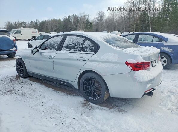 WBA8B7C56GK702896 2016 BMW 3 SERIES Silver Rear left
