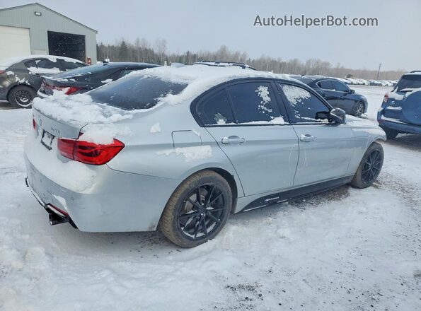 WBA8B7C56GK702896 2016 BMW 3 SERIES Silver Rear right