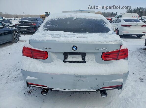 WBA8B7C56GK702896 2016 BMW 3 SERIES Silver Rear view