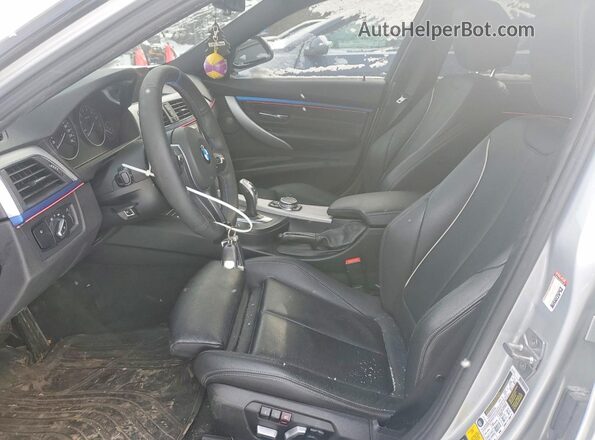WBA8B7C56GK702896 2016 BMW 3 SERIES Silver Front interior view