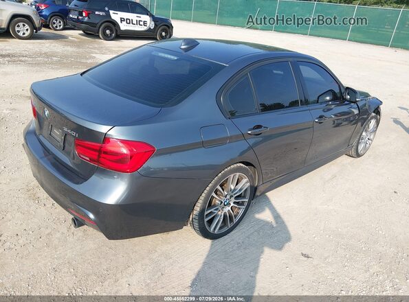 WBA8B7G50GNT14779 2016 BMW 3 SERIES Gray Հետևի աջ