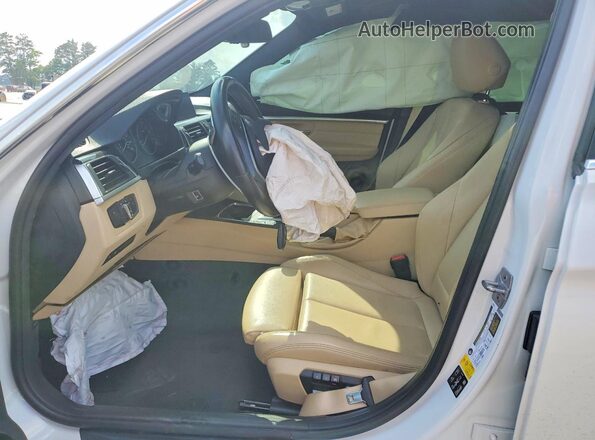 WBA8B7G50JNU95454 2018 BMW 3 SERIES Белый Вид салона спереди