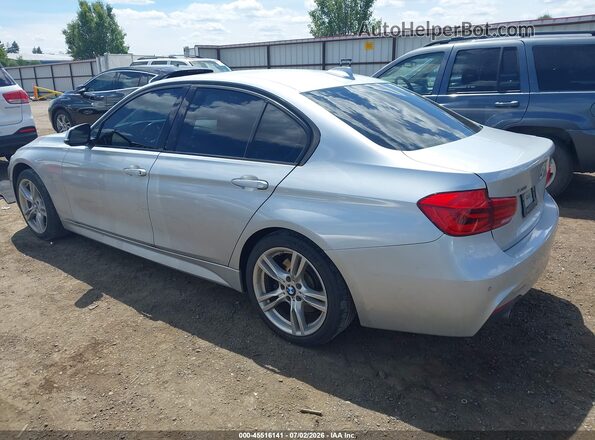 WBA8B7G53GNT95244 2016 BMW 3 SERIES Silver Trasero izquierdo