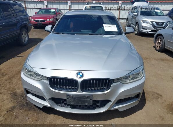 WBA8B7G53GNT95244 2016 BMW 3 SERIES Silver Vista del cuadro de instrumentos