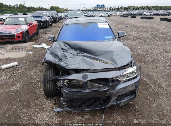 WBA8B7G56GNT14284 2016 BMW 3 SERIES Gray Widok z przodu