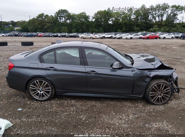 WBA8B7G56GNT14284 2016 BMW 3 SERIES Gray Widok zestawu wskaźników