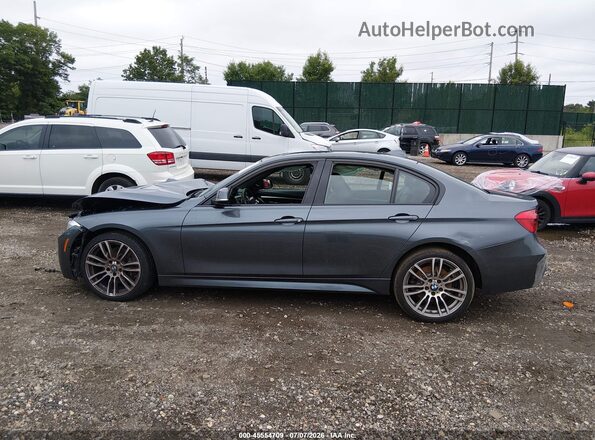 WBA8B7G56GNT14284 2016 BMW 3 SERIES Gray Widok wnętrza z tyłu