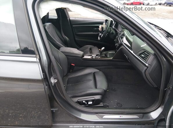 WBA8B7G56GNT14284 2016 BMW 3 SERIES Gray Widok wnętrza z przodu