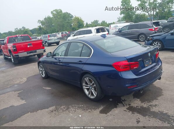 WBA8B7G57GNT70671 2016 BMW 3 SERIES Dark Blue Tył lewy