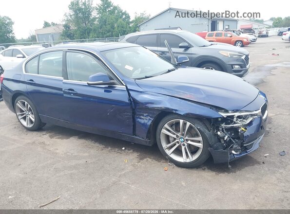 WBA8B7G57GNT70671 2016 BMW 3 SERIES Dark Blue Widok z przodu