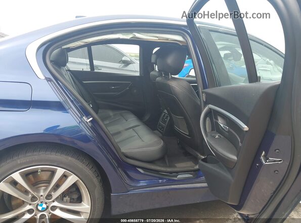 WBA8B7G57GNT70671 2016 BMW 3 SERIES Dark Blue Widok naklejki z numerem VIN