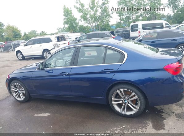 WBA8B7G57GNT70671 2016 BMW 3 SERIES Dark Blue Widok wnętrza 360 stopni