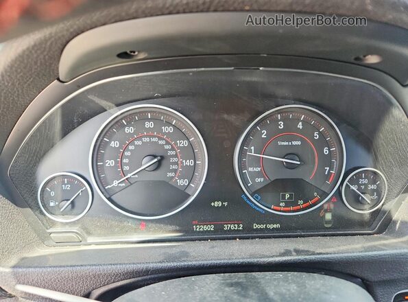 WBA8B9C34HK885159 2017 BMW 3 SERIES Black Widok zestawu wskaźników
