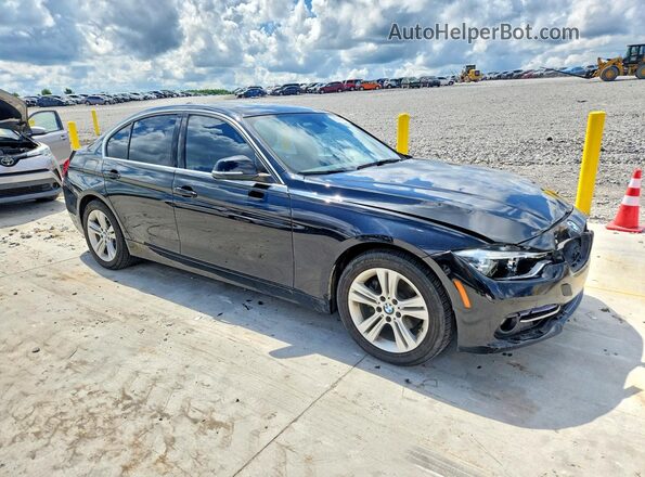 WBA8B9C34HK885159 2017 BMW 3 SERIES Black Przód prawy