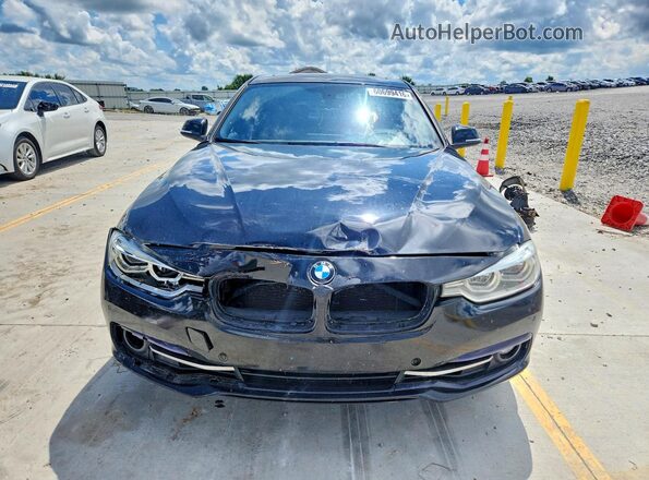WBA8B9C34HK885159 2017 BMW 3 SERIES Black Widok z przodu