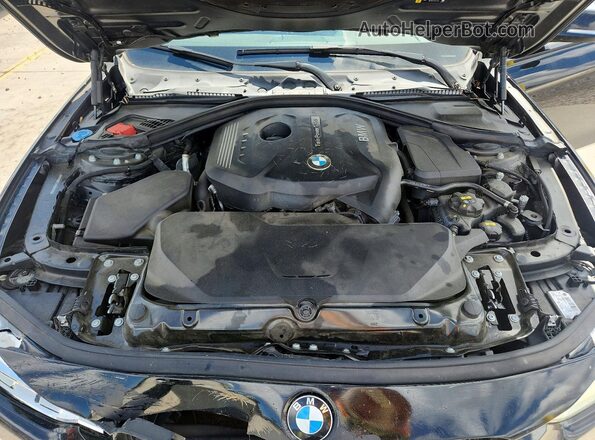 WBA8B9C34HK885159 2017 BMW 3 SERIES Black Widok wnętrza z tyłu
