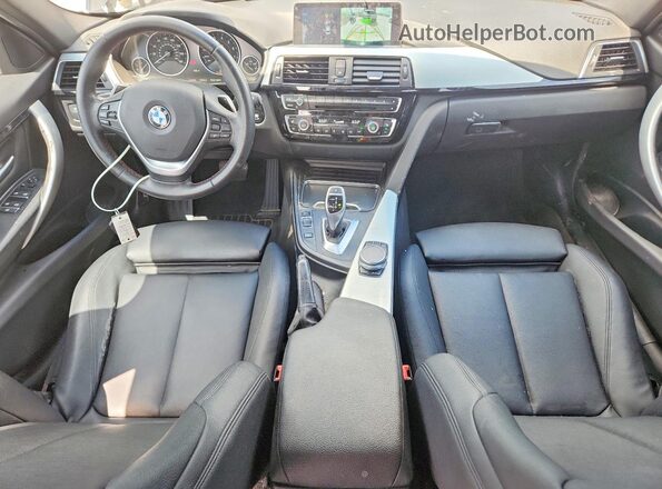 WBA8B9C34HK885159 2017 BMW 3 SERIES Black Widok deski rozdzielczej