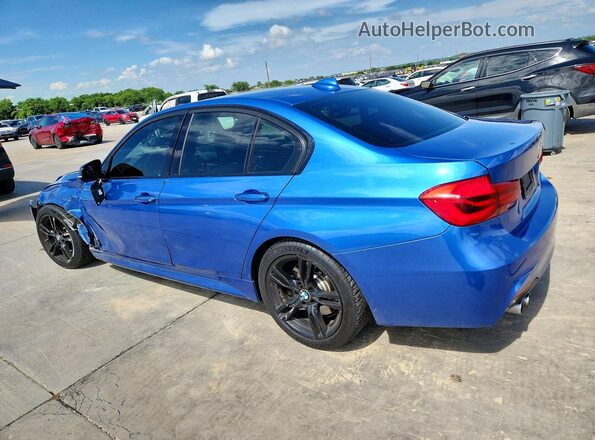 WBA8B9C39HK886131 2017 BMW 3 SERIES Blue Հետևի ձախ