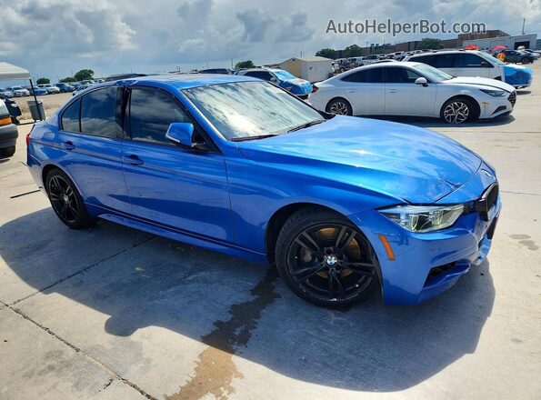 WBA8B9C39HK886131 2017 BMW 3 SERIES Blue Առջևի աջ