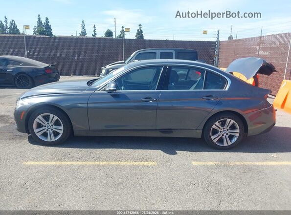 WBA8B9C52JEE82256 2018 BMW 3 SERIES Gray Vista interior de 360 grados