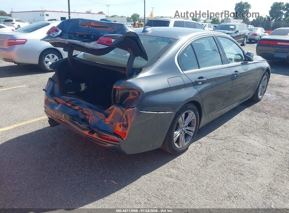 WBA8B9C52JEE82256 2018 BMW 3 SERIES Gray Trasero derecho