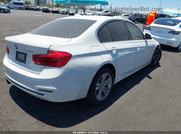 WBA8B9C5XJEE80948 2018 BMW 3 SERIES White Trasero derecho