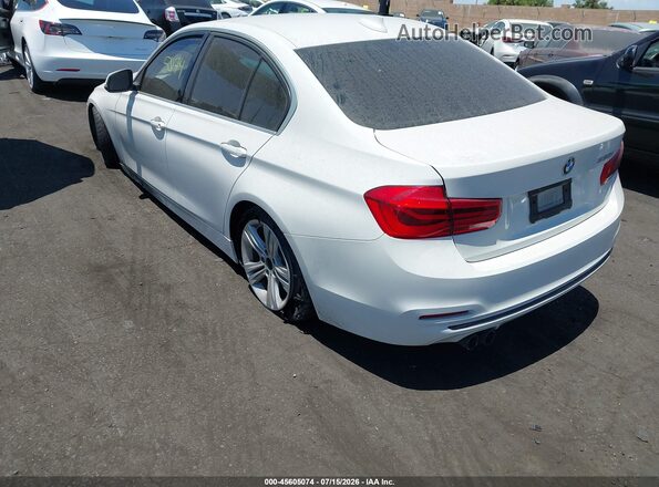 WBA8B9C5XJEE80948 2018 BMW 3 SERIES White Trasero izquierdo
