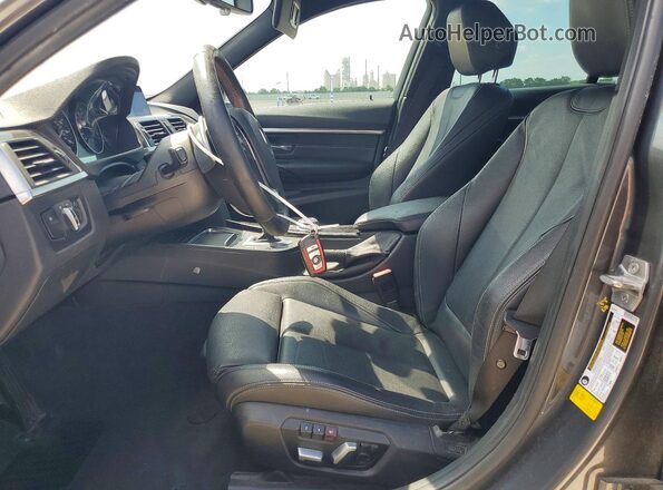 WBA8B9G30HNU53127 2017 BMW 3 SERIES Gray Front interior view