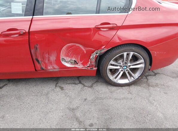 WBA8B9G32HNU52349 2017 BMW 3 SERIES Красный Вид спереди