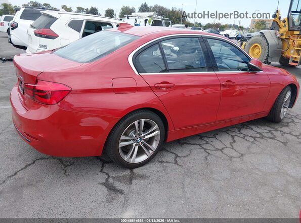 WBA8B9G32HNU52349 2017 BMW 3 SERIES Красный Задняя правая четверть