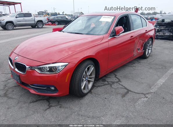WBA8B9G32HNU52349 2017 BMW 3 SERIES Красный Передняя левая четверть
