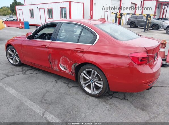 WBA8B9G32HNU52349 2017 BMW 3 SERIES Красный Задняя левая четверть