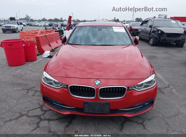WBA8B9G32HNU52349 2017 BMW 3 SERIES Красный Вид щитка приборов