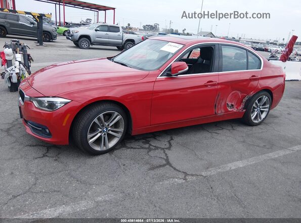 WBA8B9G32HNU52349 2017 BMW 3 SERIES Красный Панорамный вид салона 360°