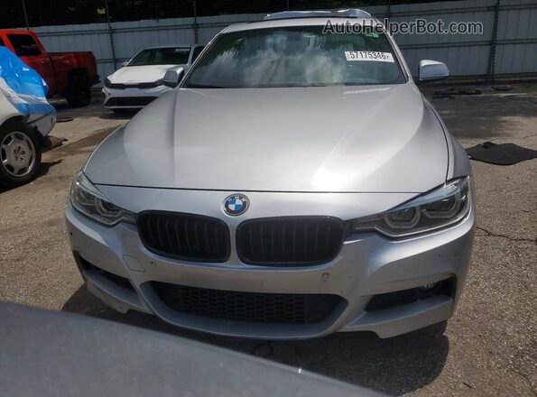WBA8B9G32HNU56823 2017 BMW 3 SERIES Silver Widok z przodu