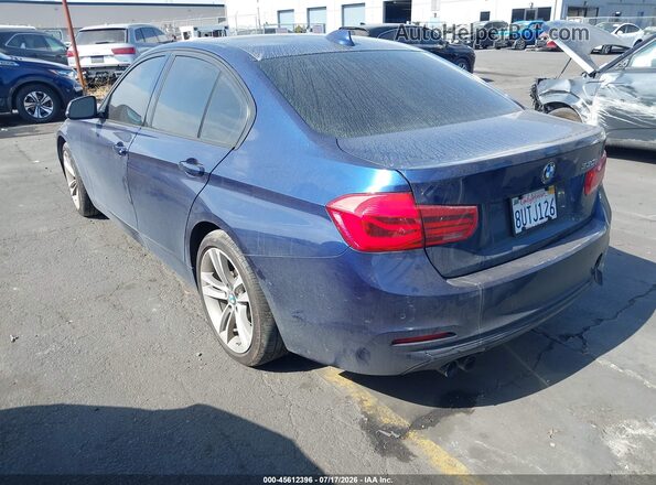 WBA8B9G34HNU55804 2017 BMW 3 SERIES Blue Rear left