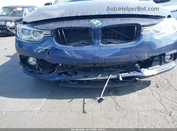 WBA8B9G34HNU55804 2017 BMW 3 SERIES Blue Front view