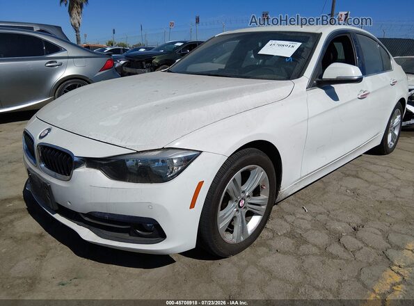 WBA8B9G34HNU57228 2017 BMW 3 SERIES White Front left