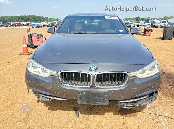 WBA8B9G35HNU54841 2022 BMW 3 SERIES Gray Front view