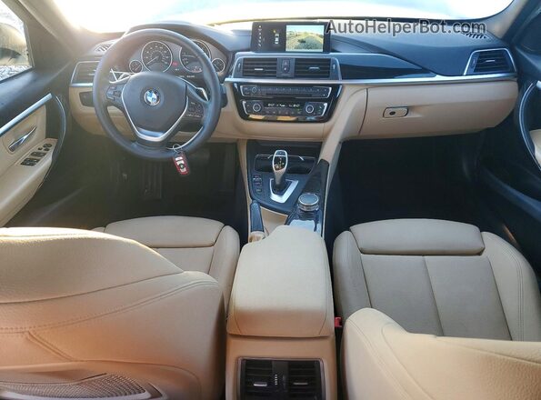 WBA8B9G51JNU98262 2018 BMW 3 SERIES White Dashboard view