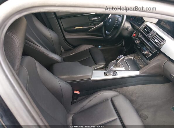 WBA8B9G53HNU49574 2017 BMW 3 SERIES Black წინა სალონის ხედი