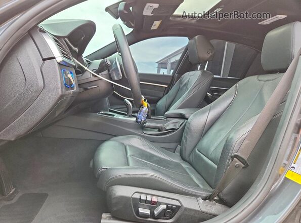 WBA8B9G53JNU58071 2018 BMW 3 SERIES Серый Вид салона спереди